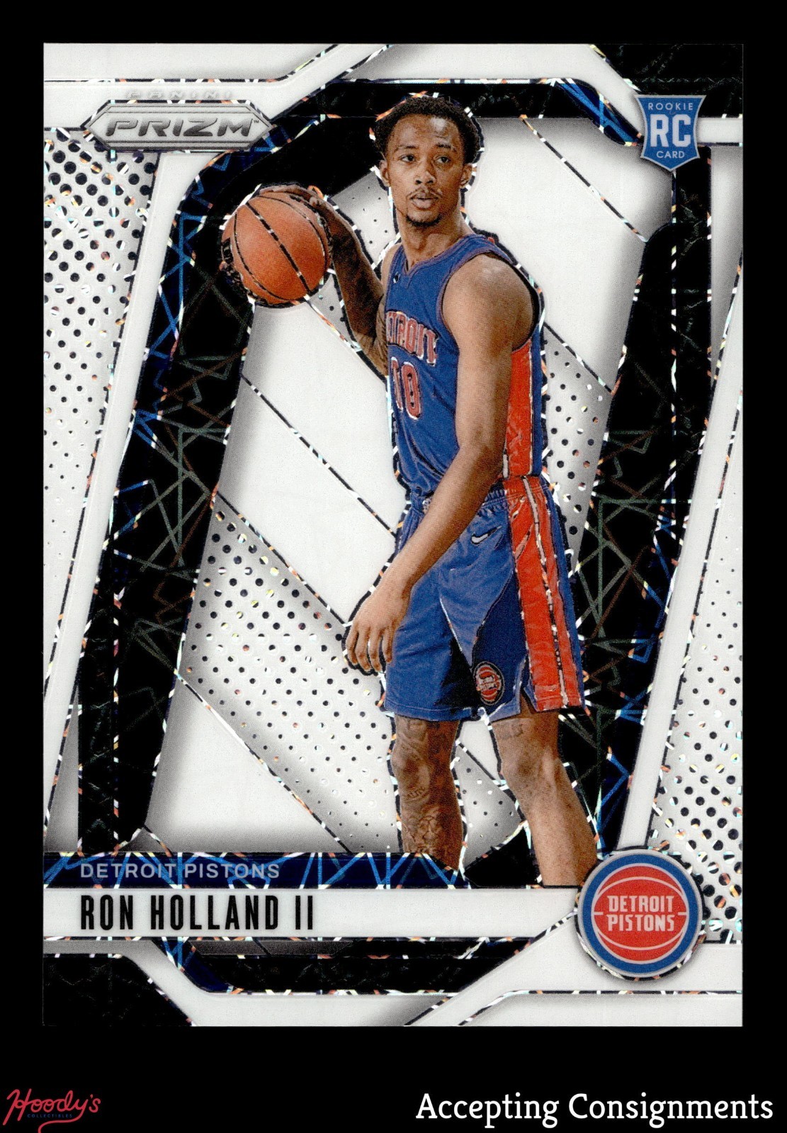 2024-25 Panini Prizm White Lazer #269 Ron Holland II RC ROOKIE PISTONS 204/275
