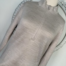 Spyder Active Women s Long Sleeve Quarter Zip Athletic Athleisure Pullover Large
