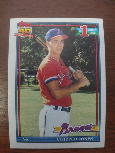1991 MLB Topps Baseball | Chipper Jones RC | #333 | Atlanta Braves | eBay