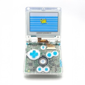 Nintendo Gameboy Advance SP IPS V5 Screen Surfing Pikachu USB-C Charging