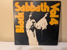 BLACK SABBATH VOL 4 UK VERTIGO 1ST PRESS LP VINYL RECORD