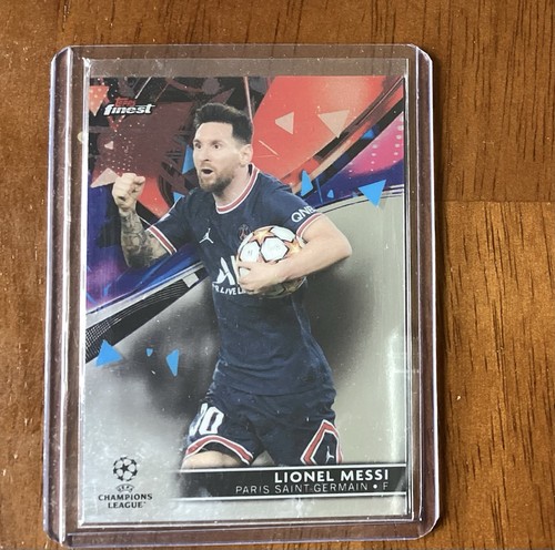 Topps Finest 2021-22 UEFA Champions League Lionel Messi #1 Paris Saint-Germain