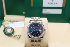 Rolex Datejust 36 Jubilee Bracelet Fluted Bezel - Blue Dial - 116234 - 2018