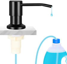 Soap Dispenser for Kitchen Sink, Upgrade Built in Sink Soap Dispenser, Counte...