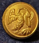 CIVIL WAR 2 PIECE STATE OF LOUISIANA CONFEDERATE STATE BUTTON ALBERT# LA-7-Av-TY