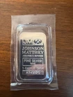 Johnson Matthey Assayers & Refiners 1 oz .999 Fine Silver Bar -Sealed