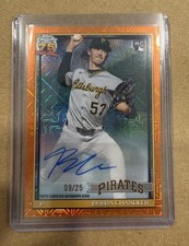 2026 Topps Series 1 Bubba Chandler Orange Chrome 1991 RC Autograph 9/25 Pirates