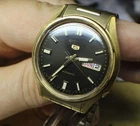 1982 Vintage Seiko 5 Automatic Men's Watch Japan Day/Date 6309-8230 *NICE*