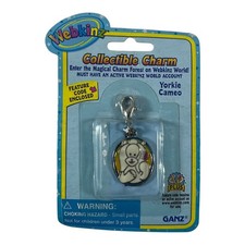 Webkinz Yorkie Cameo Collectible Charm w/ Feature Code NEW Sealed Ganz