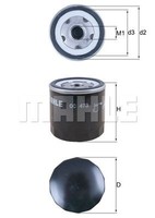 Knecht Mahle ÖLfilter Fiat OC 473