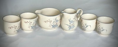 Noritake 9109 Keltcraft Ireland Kilkee 4 Cups Creamer Teapot Vintage LOT