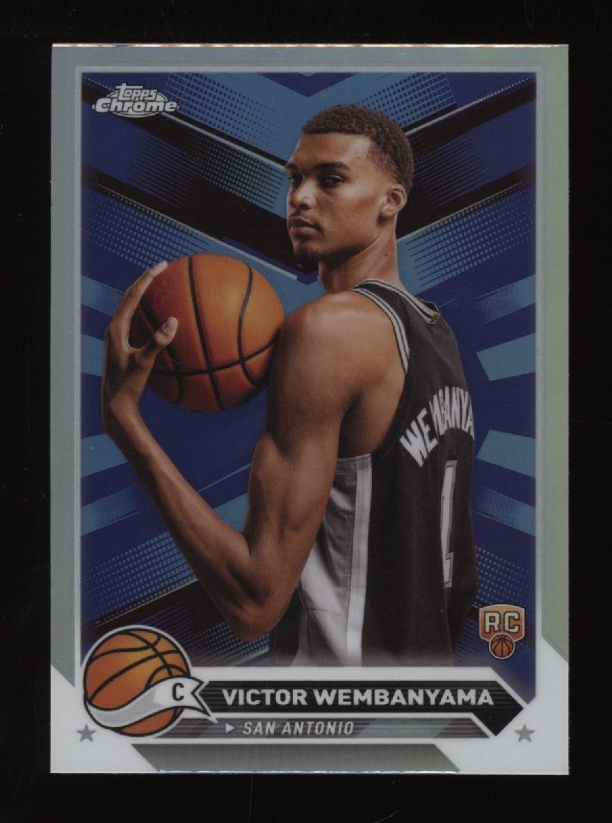 2023-24 Victor Wembanyama Topps Chrome Refractor Rookie Rc #1 *NICE*