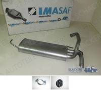 Imasaf ESD Auspuff Endtopf für Fiat Sedici 1.6 + 1.6 16V + 4X4 + Anbauteile