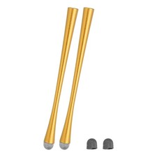 2 Pcs Slim Waist Stylus Pens for Touch Screens,Universal Capacitive Stylus, Gold