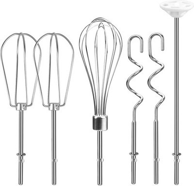 6PCS Hand Mixer Attachments Set for Kitchenaid KHM3 KHM5 KHM7 KHM9