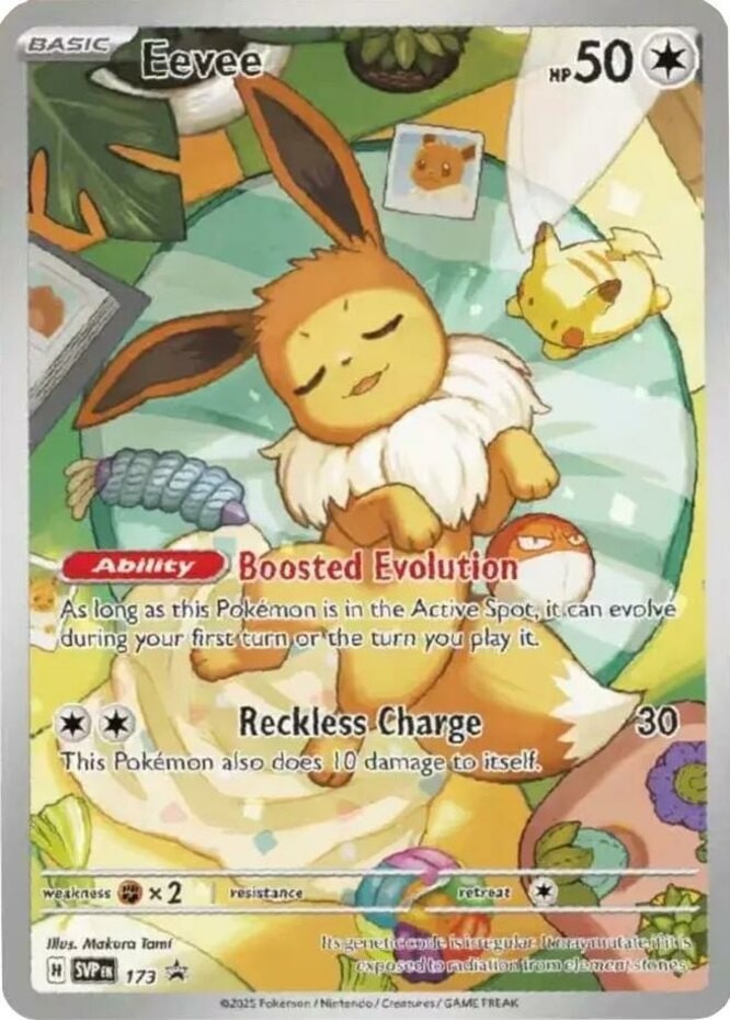 Lightly Played Eevee - SVP173 - SVP Black Star Promos Pokemon SV Black Star Prom