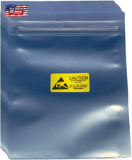 Anti Static Bags,100Pcs 5.9X7.87In/15X20Cm Premium ESD Bags Resealable for 3.5''