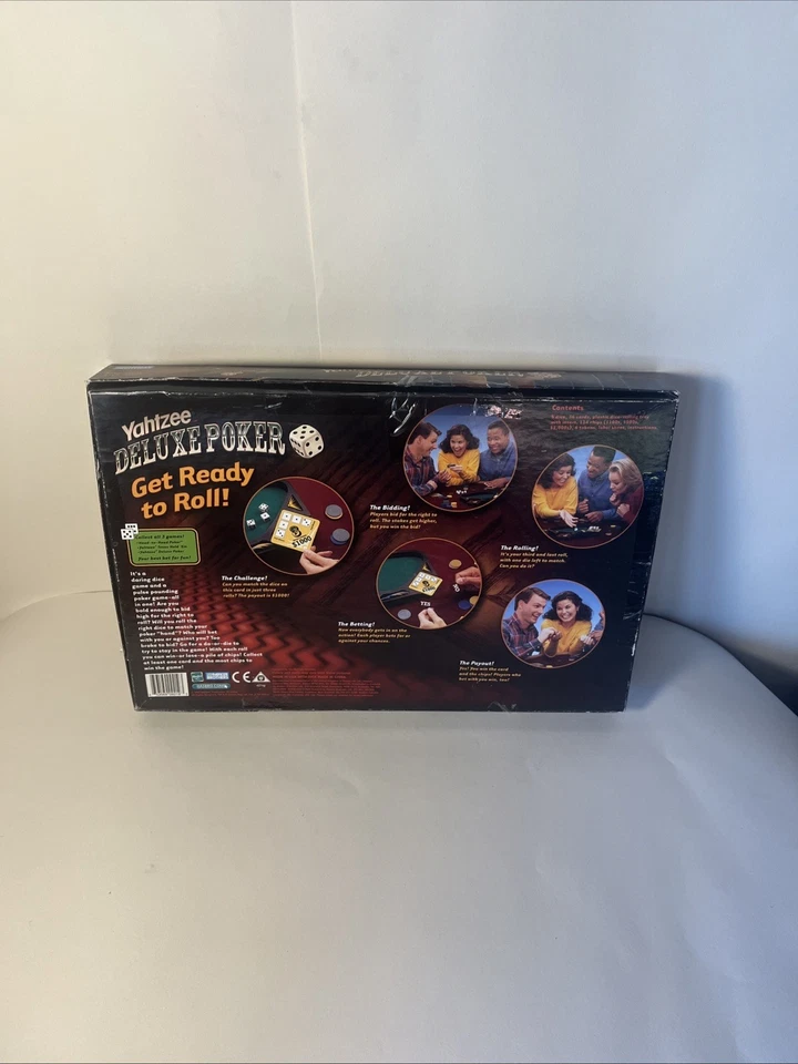 Yahtzee Deluxe Poker Game Parker Brothers Hasbro 2005 - Image 2 of 4