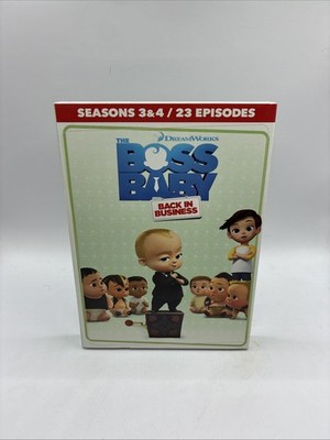 THE BOSS BABY BACK IN BUSINESS SEASONS 3 + 4 New Sealed DVD