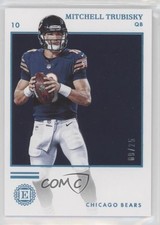 2019 Panini Encased Sapphire 9/25 Mitchell Trubisky #18 fz4