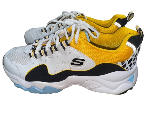 Skechers x One Piece Women's D' Lites V.2 3 Trafalgar Law Sneakers White US 9.5 - Picture 3 of 10
