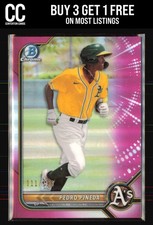 2022 Bowman #BCP-94 Pedro Pineda Chrome Prospects Fuchsia Refractors #/199
