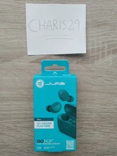 Jlab Go Pop Plus + , Wireless Earbuds, Clear Calls, Custom Sound via App (Teal)