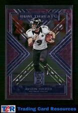 2018 Donruss Elite #DT-5 Justin Tucker Dual Threats Purple #/75
