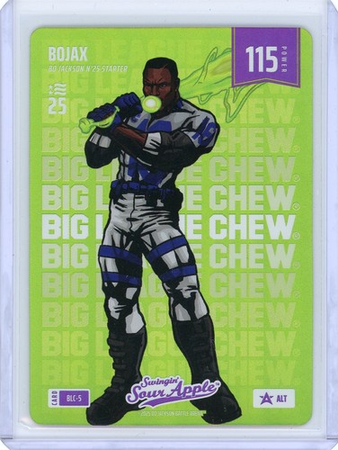 2025 Bo Jackson Battle Arena Bojax Big League Chew Sour Apple Alt #BLC-5