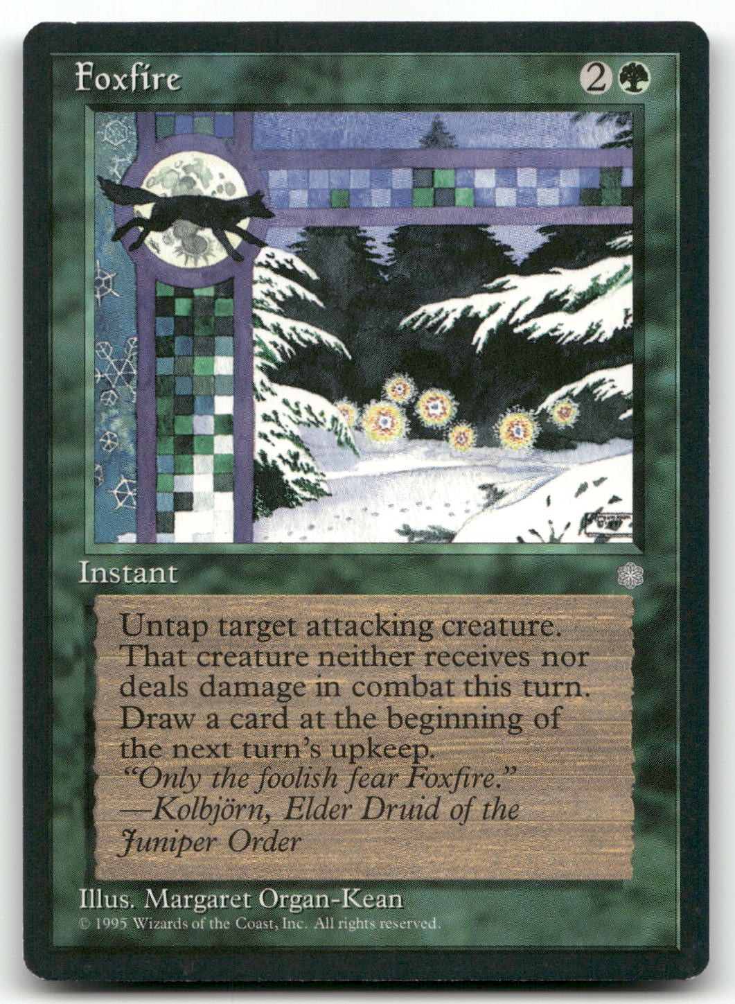 Foxfire (LP) Ice Age ICE Magic MTG