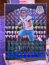 Travis Etienne Jr. 2024 Panini Mosaic #TM-TEJ Touchdown Masters Mosaic Green 