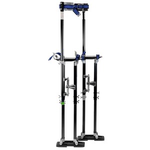 OPEN BOX - Drywall Stilts Painters Finishing Tools - Adjustable 36" - 48" Black