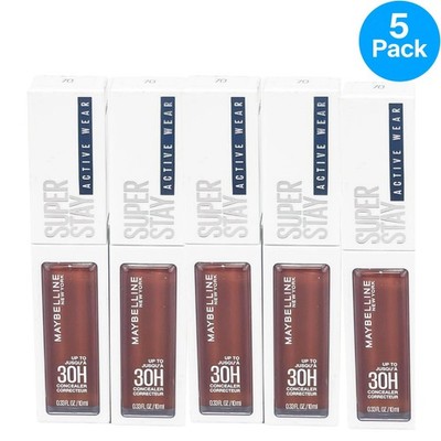 Maybelline Super Stay Active Wear Concealer 0.33 oz  #70 5 Pack New