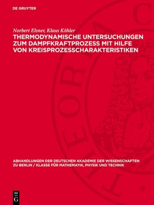 Thermodynamische Untersuchungen Zum Dampfkraftprozess Mit Hi...