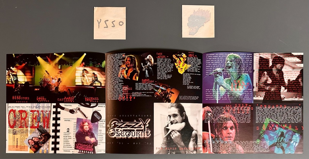 OZZY OSBOURNE - LIVE & LOUD 2 x LP 1993 ORIG EU PRESS Import w