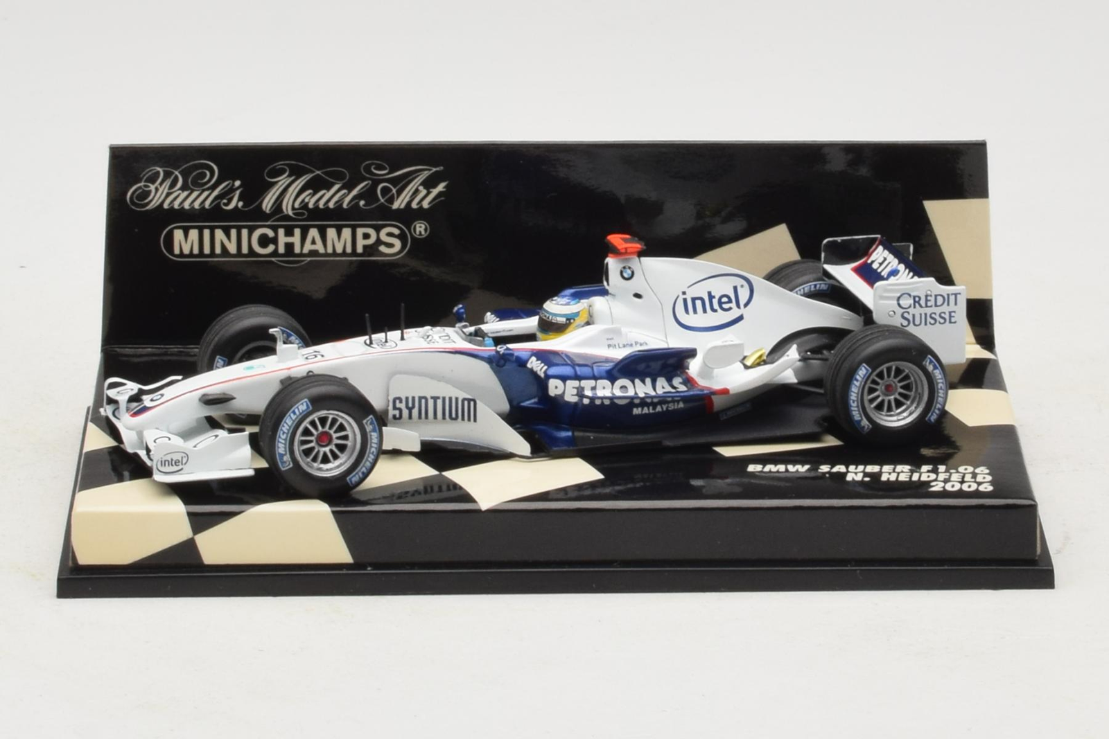 400060016 F1 BMW Sauber F1.06 N Heidfeld 2006 Minichamps 1/43