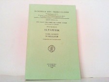 Turkologie (Handbuch Der Orientalistik - Erst...