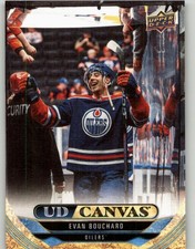2024-25 Upper Deck Evan Bouchard UD Canvas #C125 Edmonton Oilers