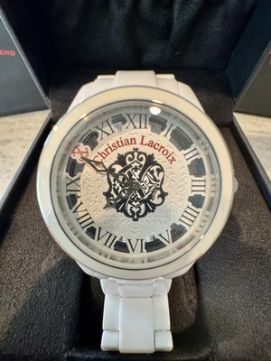 SWISS LEGEND Christian Lacroix Skeleton WHITE BRAND NEW!