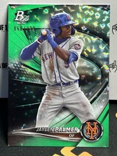 2022 Bowman Platinum Top Prospects Green /299 Jaylen Palmer #TOP-74 NY Mets