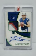 2019 Immaculate Collection Football Jarrett Stidham First Off The Line RPA  2/14