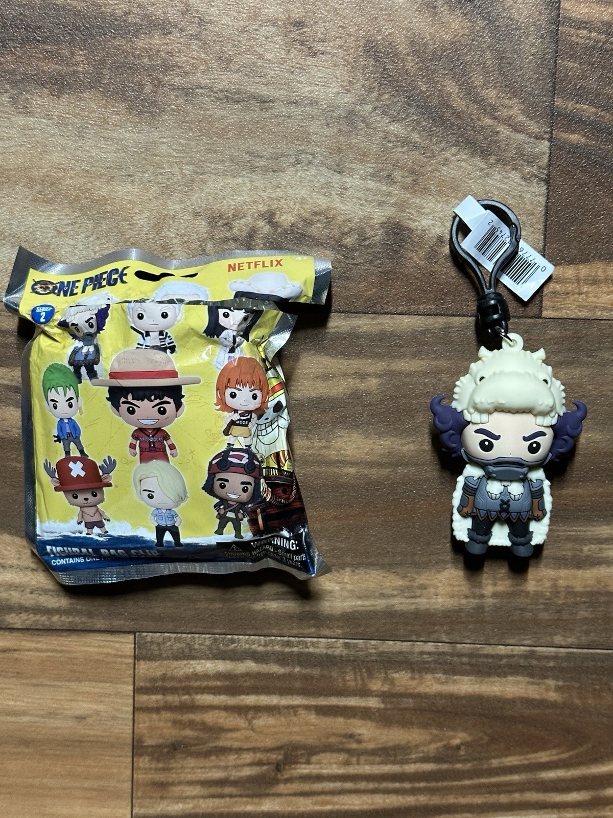 2026 Monogram Netflix One Piece Wapol Chase Clip Keychain Series 2 New Open Box