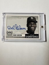 Upper Deck 1999 Bob Gibson Epic Signatures Auto #BG St Louis Cardinals HOF SP