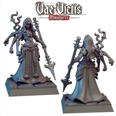 Possessed Matriarch Woman Witch Miniature DnD D&D Pathfinder RPG