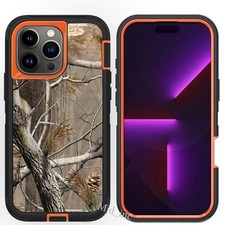 For iPhone 16 Pro Max Case Cover /Clip Fit Otterbox Defender Camo