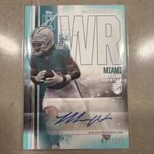 Malik Washington Auto /225 2024 Topps Signature Class - Rookie Class #RCA-MWA