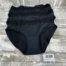 KPBMKE Leakproof Period Underwear For Women Black Lace Size Large 3 Pack