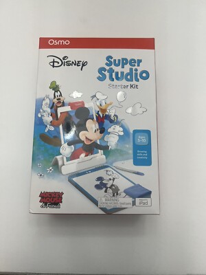 OSMO DISNEY SUPER STUDIO STARTER KIT w/BASE LEARNING GAME MICKEY MOUSE