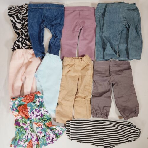 LOT 11 Pairs of Mix & Match Pants/Leggings/Jeans Set for 18" American Girl Doll - Picture 1 of 7