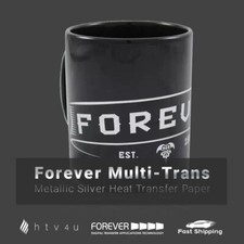 Forever Multi-Trans Metallic Silver Heat Transfer Paper 8.5" x 11"